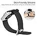UMTELE Compatible for Watch Sport Band 42mm 44mm, Soft Silicone Replacement Band Sport Strap with Ventilation Holes Replacement with Watch Series 4/3/2/1