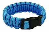 eGear Survival Essentials Para Survival Bracelet, Light Blue