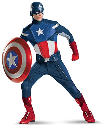 Disguise Mens Plus Size Avengers Captain America Adult Costume