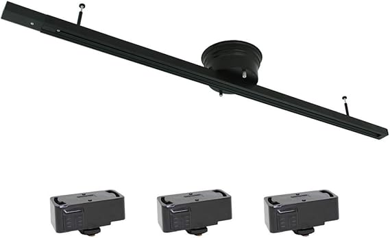 Amazon Co Jp 長澤照明 配線ダクトレール ダクトレール 1m ライティングレール ライティングバー 天井照明 照明器具 簡易取付 シーリング用 ペンダントライト スポットライト 引掛シーリング3個付き Diy 工具 ガーデン