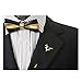 Men's Deer Reindeer Buck Head Lapel Stick Pin For Formal Wear (Gold)