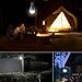 Solar Panel Bulb Light LED Powered Light, Pawaca E27 7W Portable Waterproof Emergency Light Bulb for Indoor Outdoor Garden Hiking Camping, White