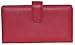 Buxton Hudson Pik-Me-Up Checkbook Keeper, Dark red