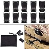 BOOSTEADY Multipurpose MOLLE Clip Tactical Strap Management Tool Web Dominator Buckle for Tactical Bag, Backpack
