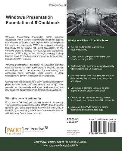 Windows Presentation Foundation 4.5 Cookbook
