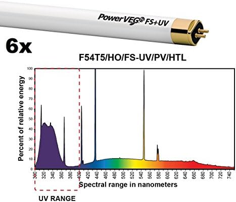 Eye Hortilux PowerVEG T5 2' HO 24W Fluorescent Tube (6 Pack)