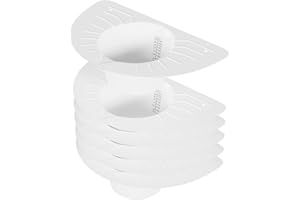 BeHerk Urine Hats for Toilets, Specimen Collection Pan, Universal Toilet Hats to Catch Urine, 6 Pack 30oz/900cc Pee Urinal Sample Cup Containers for Women and Elderly