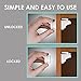 Cabinet safety locks - Child Safety- 4 locks 1 key -baby magnetic locks for drawers and cabinets -child proof-easy installation - no tools or screws needed.