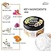 Energy of Vitamins Salt Exfoliating Scrub - Natural Salt Body Scrub with Vanilla & Natural Silk Proteins to Exfoliate & Moisturize Skin–Hydrating Body Scrub to Smoothen & Remove Wrinkles