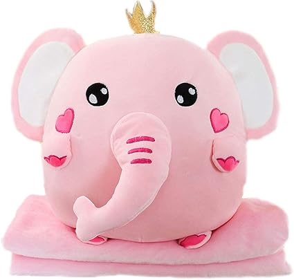 elephant pillow with blanket