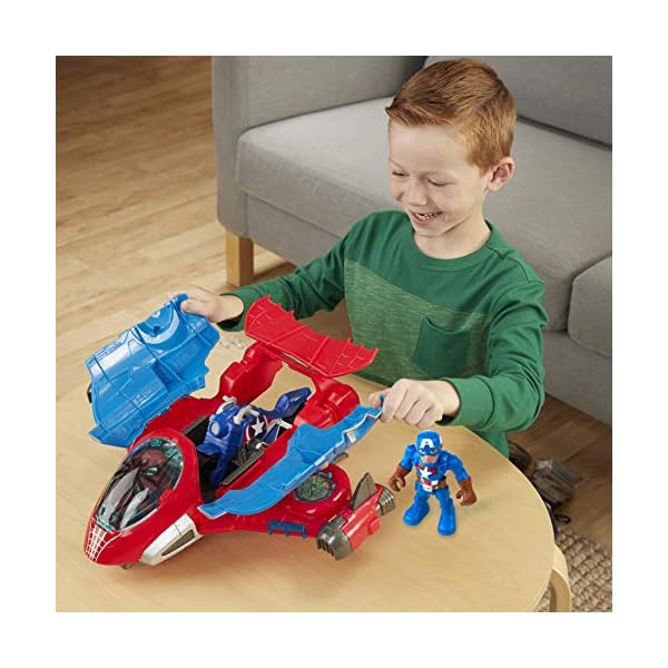 Marvel-Super-Hero-Adventures-Figure-and-Vehicle-Multipack-3-Action-Figures-and-3-Vehicles-5-Inch-Toys-for-Children-from-Age-3-Amazon-Exclusive Marvel Super Hero Adventures Figure and Vehicle Multipack, 3 Action Figures and 3 Vehicles, 5-Inch Toys for Children…