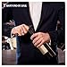 Professional Sommelier Corkscrew and Bottle Opener - Waiters Friend Ideal for Wine Lovers - Carefully Designed Style with Ebony Wood Handle