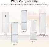 SHUOMAO 4-Pack Integrated Fridge Door Brackets Slider Kit Universal view 4