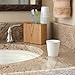 Hefty White Plastic Bathroom Cups - 3 Ounce, 12 Packages of 150 Cups (1,800 Total)