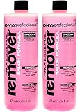 Onyx Professional Salon Strength Formula Nail Polish Remover Strawberry Scented Removes Polish, Nail Glue, Glitter & Conditions with Vitamin E & Grape Seed Oil, 2 Pack, 16 oz