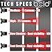 USB Rechargeable Bike Tail Lights, LED Super Bright Bicycle Rear Light Runs for 26 Hours, 3 Light Mode Fits All Mountain Bikes, Road Bicycle, Backpacks, Waterproof & Install in Seconds