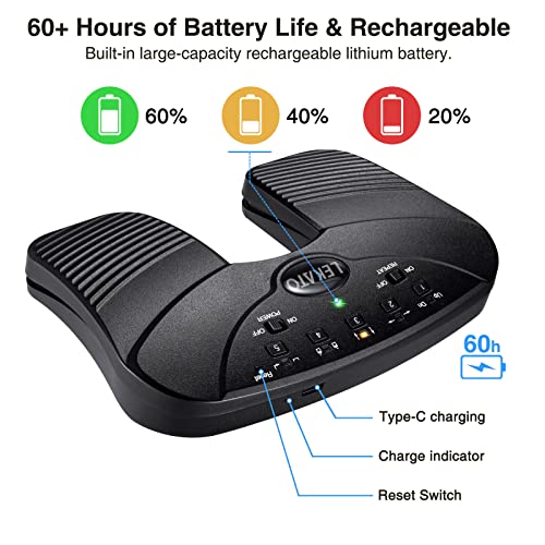LEKATO Pro Bluetooth Page Turner Wireless Foot Pedal Tablets