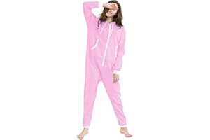 Kgromfy Adult Onesie Hooded Jumpsuit Family Couples Matching Pajamas Zipper Sleepwear One Piece Christmas Loungewear