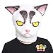 XIAO MO GU Deluxe Novelty Halloween Costume Party Latex Grumpy Cat Animal Head Mask