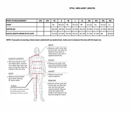 Milwaukee Men's Motorcycle Jacket (Black, XX-Large)