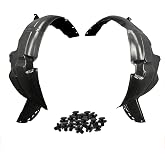 Parts N Go Fender Liner Set w/Clips for 2014-2017 Accent Sedan Front Driver &amp; Passenger Side Left Right HY1248136 HY1249136 868111R010 868121R010