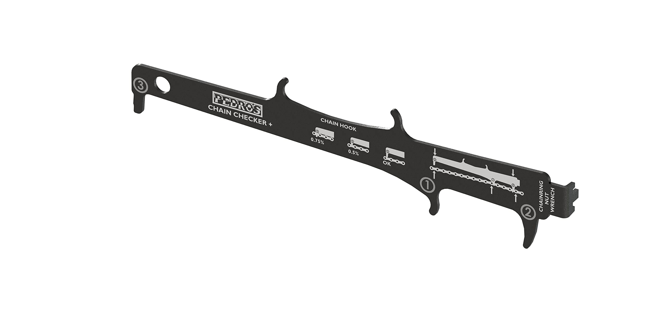 Pedro's CHAIN CHECKER PLUS II, Black
