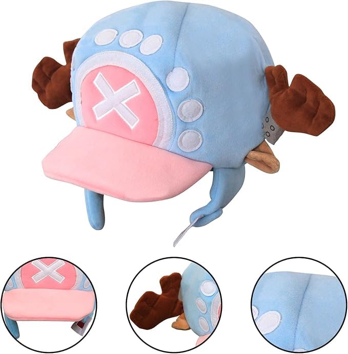 OZIF Chopper Hat for Kids Cosplay Accessories, Plush Chopper One Novelty Funny Piece Anime Costume