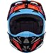 2017 Fox Racing Youth V1 Falcon Helmet-Black/Orange-YL