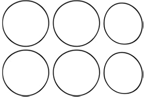 SG Store 6pcs Drive Belts Door Belt Compatible with Sony CD Players CDP-CX300 CDP-CX350 CDP-CX355 CDP-CX333ES CDP-CX400 CDP-C