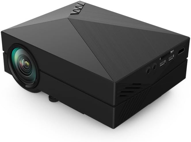 INCIPIENT GM60 Private Portable Home Cinema Theater Entertainment Projector System for Movie Video 1000 Lumens