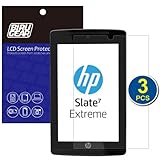 BIRUGEAR 3-Pack Premium HD Crystal Clear LCD Screen Protector for HP Slate 7 Extreme (4400US) - 7 inch Android Tablet