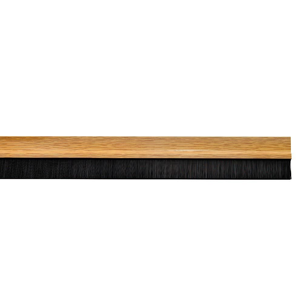 Wolfpack 5190310 Draught Excluder with Brush Seal, 1m - Oak Colour