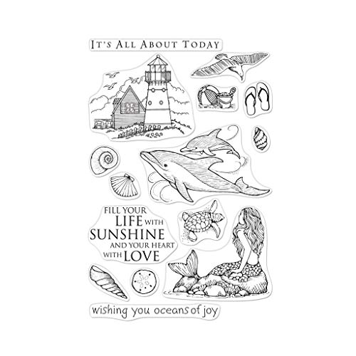 Hero Arts CM361 Clear Stamps, from The Vault Beach and Sea