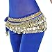 MUNAFIE Women's Belly Dance Coin Belt Hip Scarf