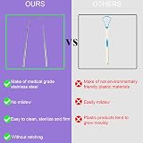 HouChanges Stainless Steel Tongue Scraper U Shape for Fresh Breath view 6