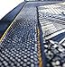 Muslim Prayer Rug - Lux Plush Velvet Janamaz Islamic Namaz Seccade Turkish Prayer Mat Carpet 27 x 43 with Cap (Blue)
