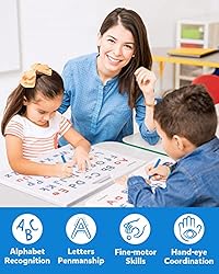 Coogam Magnetic Letters Practicing Board, Magnets