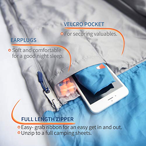 Volcano Mountain Sleeping Bag Liner Lightweight Soft Sleep Sack Adult