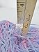 FAUX FAKE FUR ANIMAL LONG PILE ALASKA RAINBOW FABRIC - Pink/White/Blue - SOLD BY THE YARD RARE!!!! SPECIAL PRICE
