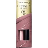 Max Factor Lipfinity Lipstick for Women, # 001 Pearly Nude, 0.14 Ounce