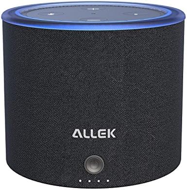 Battery Base for Echo Dot, Allek Intelligent 10000mAh Portable External Battery Charger /Protective Cover for 2nd Generation Echo Dot
