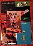 Jerry Spinelli 5 volume set: Maniac Magee, Wringer, Loser, The Library Card, Stargirl