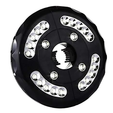 LED Patio Umbrella Light, ixaer 24 LED Cordless Rechargeable or Battery Powered Outdoor Camping Beach