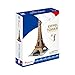 CubicFun 3D French Puzzles Small Paris Architecture Building Paper Model Craft Kits Toys for Adults and Teens, Eiffel Tower, 71 Pieces