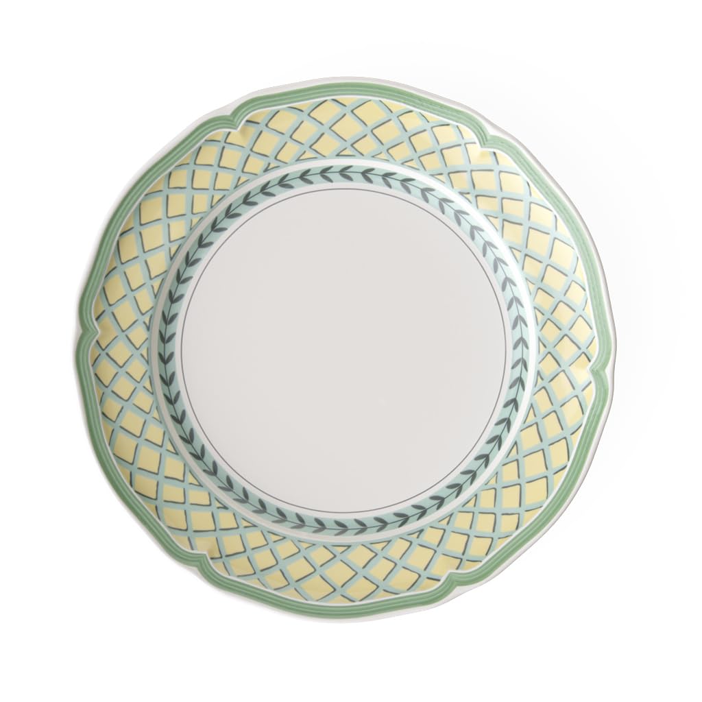 Villeroy & Boch French Garden Orange Dinner Plate, 26 cm, Premium Porcelain, White/Multicoloured