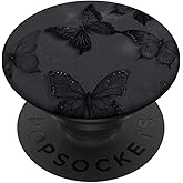 Cute Butterfly Black Butterflies Pattern PopSockets Adhesive PopGrip