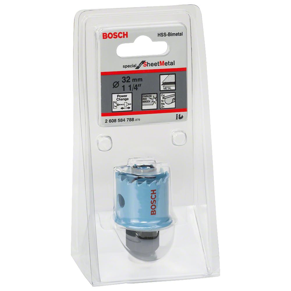 Bosch Professional Hole Saw Special for Sheet Metal (for Stainless and Steel Sheets, Ø 32 mm, Accessories for Drills) — image 1