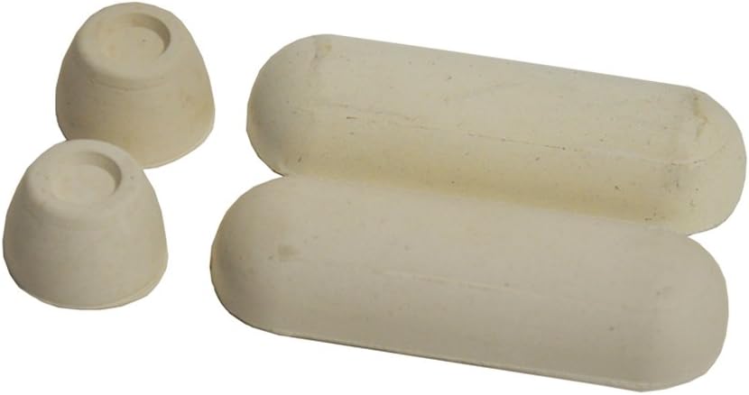 Danco 10062 Universal Bumper, for Use with Toilet Seats, Rubber, 1 Pack, White