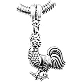 Dangle Chicken Charm Bead
