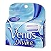 Gillette Venus Divine Sensitive Women's Razor Refills 4 Count